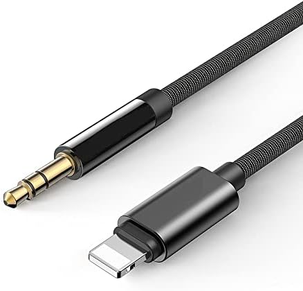 Lightning to 3.5mm Aux Cord 1m – Stereo Audio Cable for iPhone, Car & Speakers Lightning to 3.5mm Aux Cord 1m – Stereo Audio Cable for iPhone, Car & Speakers